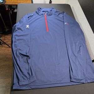 Men's Wind Wear Sun Mountain Blue Quarter-Zip Jacket XXL